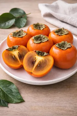 Image de Diospyros kaki « Ragno » Kaki / Fruit de Sharon – Plante de kaki résistante à l'hiver 160–200 cm – Arbre fruitier exotique pour le jardin et les pots