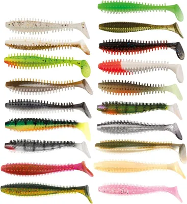 Produktbild von Fox Rage Spikey Shad 6cm - Gummifisch, Farbe:Black N White