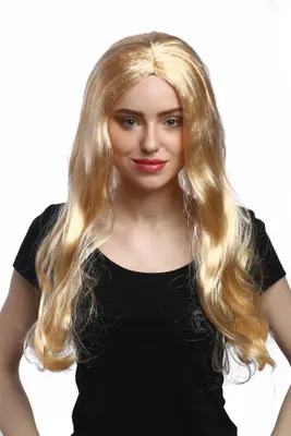 Produktbild von WIG ME UP Perücke Mittelscheitel Goldblond Glatt 90931-ZA02