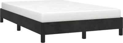 Obrázek produktu pro Rám postele bez matrace černý 120 x 200 cm samet