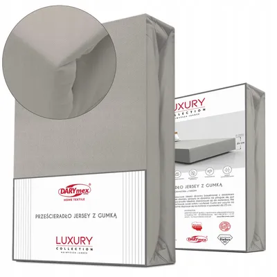 Produktbild von Darymex Bettlaken mit Gummizug Jersey Baumwolle 200x220 cm