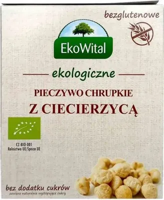 Produktbild von Ekowital glutenfreies Knäckebrot mit Kichererbsen 100 g