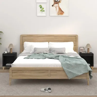 Obrázok produktu pre vidaXL Nočné stolíky 2 ks čierne 40x35x50 cm