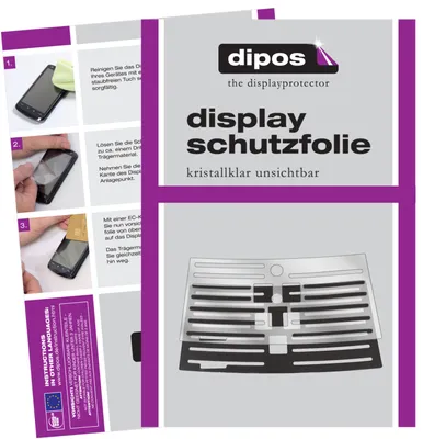 Produktbild von 2x Schutzfolie für Philips EP3519/00 Tropfblech klar Displayschutzfolie Folie
