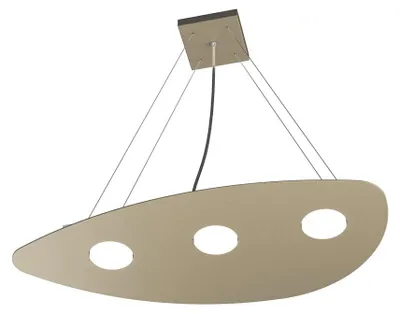 Obrázok produktu pre Závesné svietidlo Modern Shape Metal Sand 3 svetlá Gx53