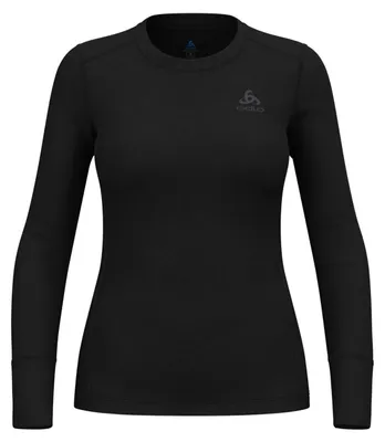 Produktbild von ODLO BL TOP crew neck l/s MERINO 200 SCHWARZ M