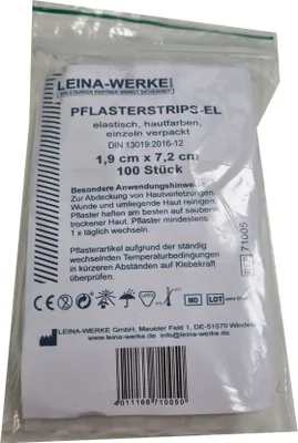 Produktbild von LEINA Pflaster Nachfüllpackung für Pflasterspender REF 76000 100 Pflaster