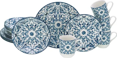 Produktbild von CreaTable, 16477, Fresco Blue, Kombiservice 16-tlg, Steingut