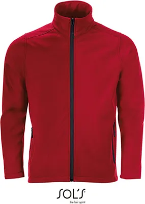 Produktbild von SOLs 01195 | Mens Softshell Zip Jacket Race - Farbe: Pepper Red - Größe: XXL