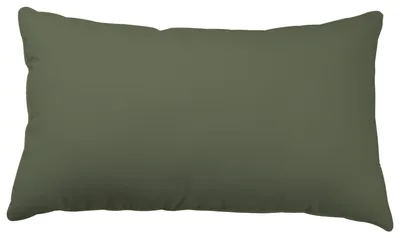 Produktbild von Kissenbezug Kissenhülle 40x80 cm Uni Wende anthrazit grau khaki grün Microfaser