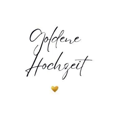 Produktbild von Gästebuch "Goldene Hochzeit"- Premium Gästebuch Blanko