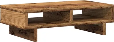 Produktbild von vidaXL Monitorständer Altholz-Optik 50x27x15 cm Holzwerkstoff