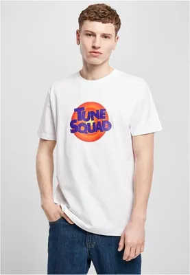 Produktbild von MT1744 - Space Jam Tune Squad Logo Tee white XS