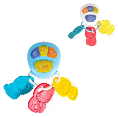Produktbild von Moni Baby Musik Schlüsselbund 855-73A Autoschlüssel Tasten Musik Licht Geräusche blau