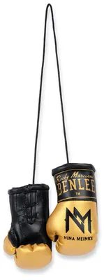 Produktbild von Miniatur Boxhandschuhe NINA MINI GLOVES NINA Gold/Black one size BENLEE