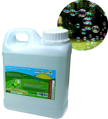 Seifenblasenlauge 1 Liter - Qualitätsfluid für beste  Ergebnisse