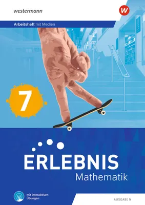 Produktbild von Erlebnis Mathematik 7. Ausgabe N. Arbeitsheft mit Medien und interaktiven Übungen