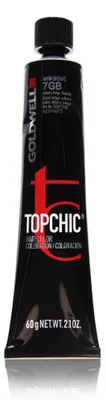 Zdjęcie produktu dla Goldwell Topchic Hair Color profesjonalna trwała farba do wszystkich rodzajów włosów 7GB 60 ml