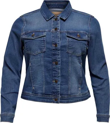 Obrázok produktu pre Dámska džínsová bunda CARWESPA 15224741 Medium Blue Denim, 3XL