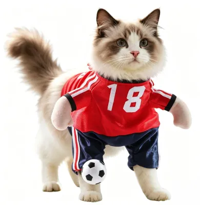 Immagine prodotto di Maglia da calcio Ademend per cani, colore rosso