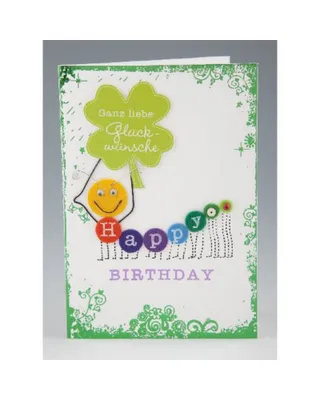 Produktbild von Elegance Klappkarte Grusskarte Geburtstagskarte - Happy Birthday Du bist einfach der Beste