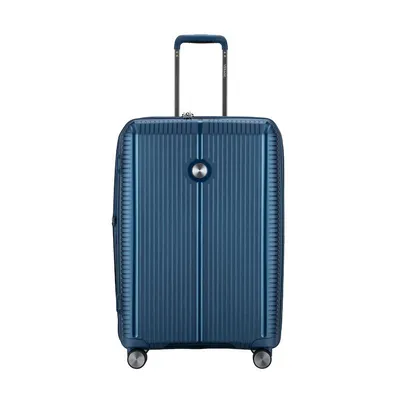 Obrázek produktu pro Cestovní kufr Verage Rome Spinner, velikost M, s TSA číselným zámkem – rozšiřitelný kufr s pevnou skořepinou. Barva: modrá