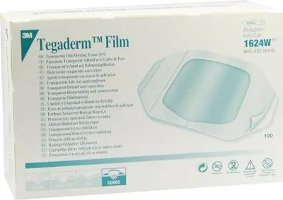 Image de Tegaderm 3M film 6x7 cm 1624w 100 pces