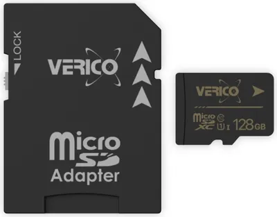 Zdjęcie produktu dla Karta pamięci VERICO microSDXC 128 GB, klasa 10, UHS-I, z adapterem