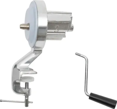 Obrázok produktu pre Ručný stroj na výrobu cestovín, odolná hliníková konštrukcia, ergonomická rukoväť, 110 V, strieborná farba