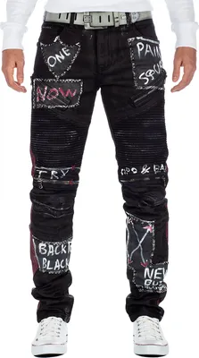 Produktbild von Cipo & Baxx Herren Jeans CD571 Black W42/L34