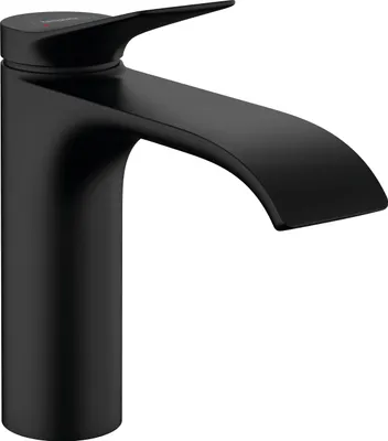 Produktbild von hansgrohe Einhandmischer Waschtisch Vivenis ComfortZone 110 ohne Ablaufgarnitur mattschwarz