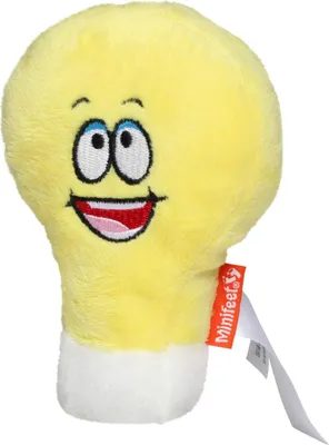Produktbild von Glühbirne Schmoozies Tabletreiniger Displayreiniger Minifeet kleines Stofftier