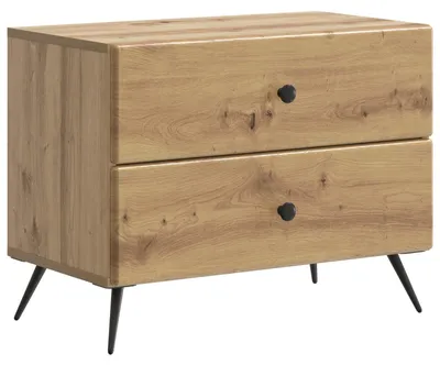 Zdjęcie produktu dla Szafka nocna vidaXL Artisan – dąb, 62 x 34,5 x 47,5 cm, materiał drewnopochodny