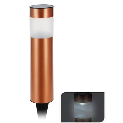 Obrázok produktu pre Koopman LED solárne svetlo v bronzovej farbe so zemným hrotom odolné voči poveternostným vplyvom