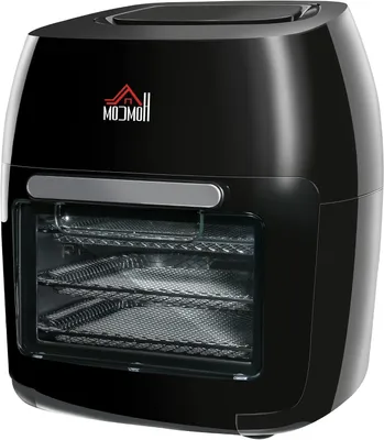 Image de Friteuse à air, four - Airfryer XL - Cuisine saine - 8 programmes numériques - 11 litres - Noir