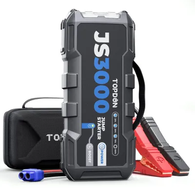 Produktbild von TOPDON JS3000 Starthilfe Powerbank für PKW, 12V/9L Benzin&7L Dieselmotoren