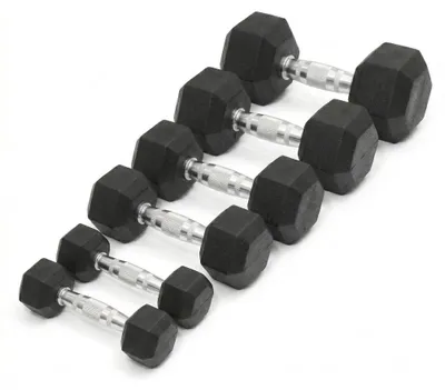 Produktbild von Hex Kurzhantel Set 4 Paare schwer für Krafttraining und Home Gym