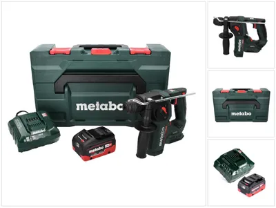 Immagine prodotto di Metabo BH 18 LTX BL 16 Tassellatore a batteria 18 V 1.3 J SDS-plus Brushless + 1x Batteria 5,5 Ah + Caricabatterie + Valigetta MetaBOX