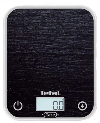 Imagen del producto de Tefal Optiss, báscula digital de cocina, vidrio, color negro. Modelo: TEFAL BC50D2V0