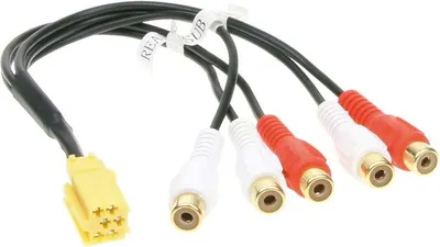 Produktbild von CSB Line Out Adapter, Mini-ISO, 5 x RCA