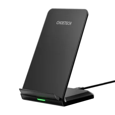 Immagine prodotto di Choetech 10W inductive wireless charger with stand (black)