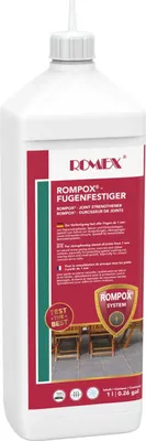 Produktbild von ROMEX Fugenfestiger 1 l – wasserdurchlässig, für Fußgänger, Riss-sanierend, gegen Unkraut, für Naturstein & Beton, mit/ohne Farbvertiefung