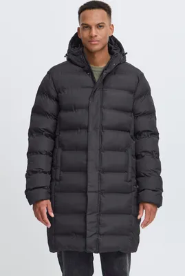 Produktbild von !Solid SDMarius Herren Parka Winterjacke Jacke mit Kapuze regulierbarem Elastikband Stehkragen Druckknöpfe Reißverschluss Regular fit