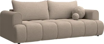 Produktbild von Selsey Dandelino - 3-Sitzer Sofa mit Schlaffunktion, Chenille-Bezug, beige