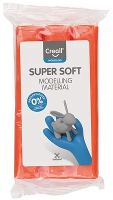 Produktbild von Creall Supersoft Knetblock 500g Orange