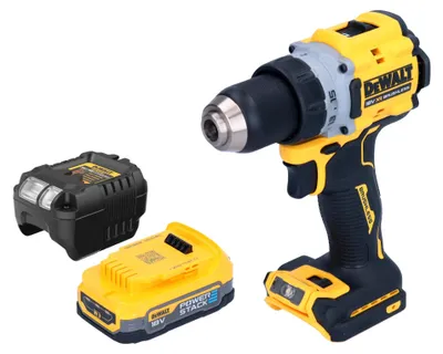 Image de DeWalt DCD 800 E1 Perceuse-visseuse sans fil 18 V 90 Nm Brushless + 1x batterie Powerstack 1,7 Ah + chargeur
