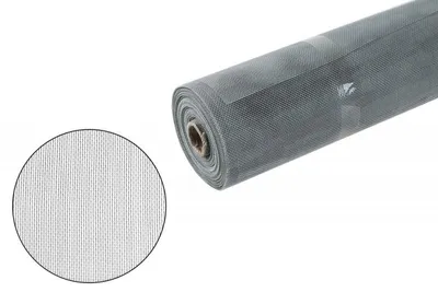 Produktbild von Insektenschutzgitter - Fiberglas, 1,5 x 30 m, weiß-grau
