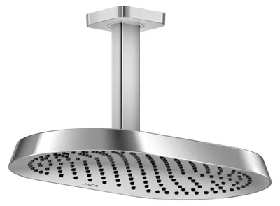 Productafbeelding van AXOR ShowerSphere douchekop 370/220, 1 straal, EcoSmart, met plafondmontage, chroom