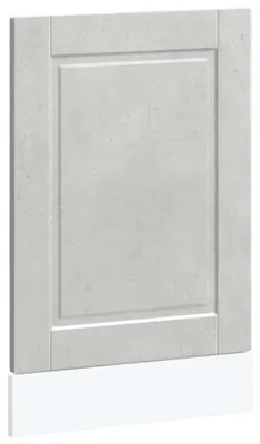 Produktbild von vidaXL Geschirrspülerblende Porto Betongrau 45x1,5x57 cm Holzwerkstoff
