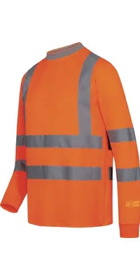 Immagine prodotto di Maglietta a maniche lunghe ad alta visibilità NEVIO taglia XXXL arancione SAFESTYLE